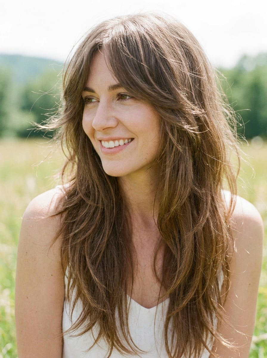 Long Shag für lange Haare - Shag Cut für Frauen